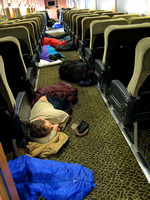 Sleeping conditions on the ferry
