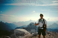 On hill above Bovec