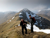Malcolm and Doug with Sgurr an Lochain behind