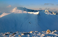 Ben Nevis from Aonach Mor, early morning