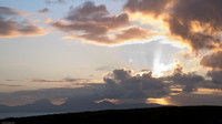 Sunset over the Paps of Jura