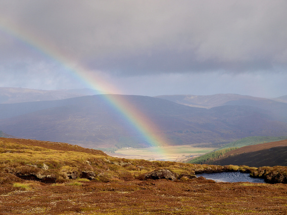 Rainbow over the Cairngorms