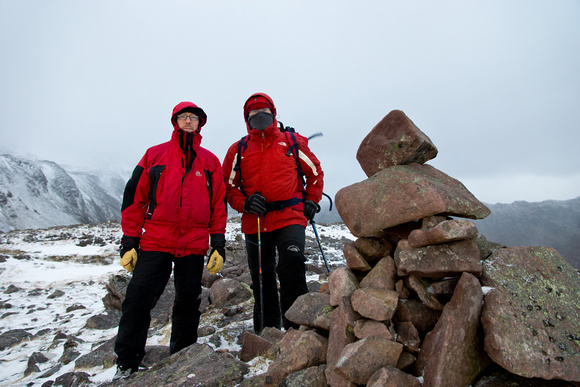 On top of Meall nan Ceapairean.