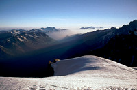 Chamonix Valley from Aiguille du Midi
