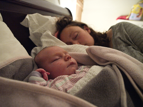 Eilis and Emma sleeping