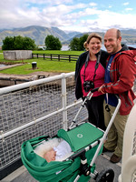 Vikki, Ben and Holly at the Caledonian Canal