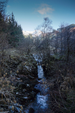 The gorge in the Allt Dubh Lighe