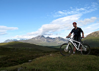 Callum with the Cuillin behind
